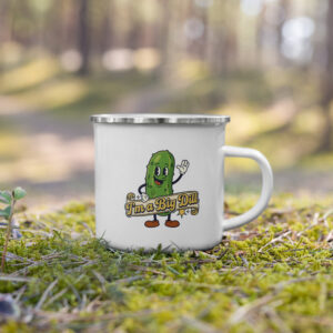 "I'm a Big Dill", Enamel Mug